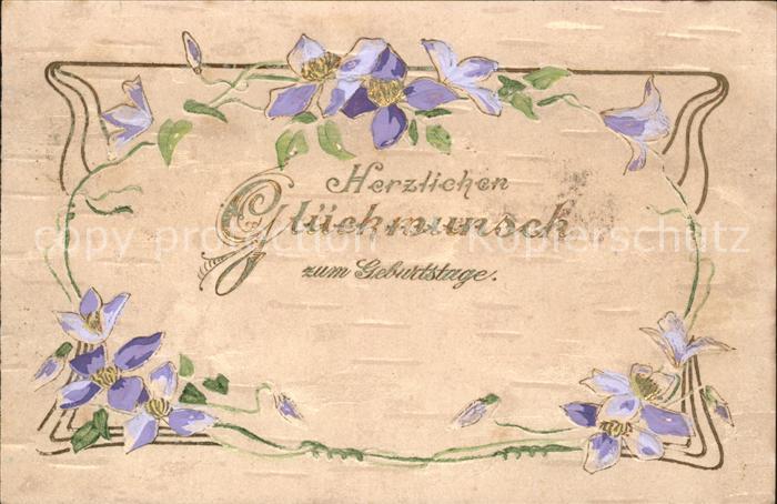 Geburtstag Glückwunsch Blumen