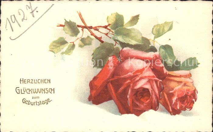 Rosen Glückwunsch Geburtstag