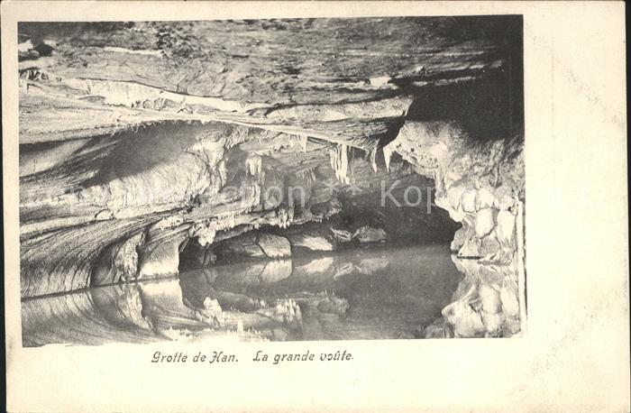 Hoehlen Caves Grottes Grotte de Han La grande voute