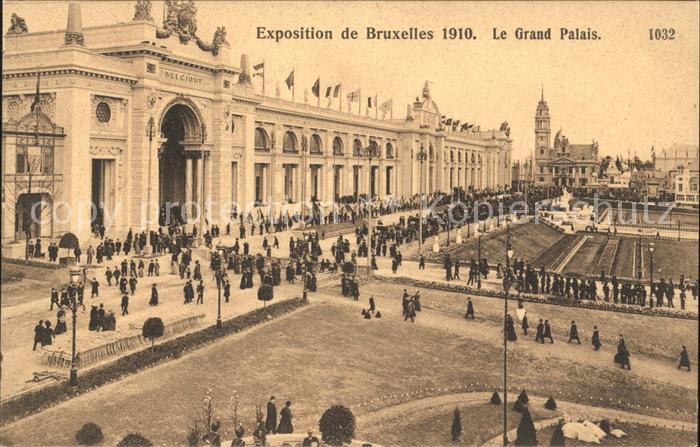 Exposition Universelle Bruxelles 1910 Le Grand Palais