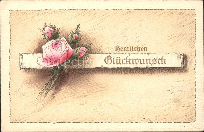 Rosen Glückwunsch Geburtstag