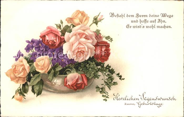 Rosen Veilchen Glückwunsch Geburtstag Gedicht