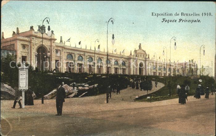 Exposition Universelle Bruxelles 1910 Facade Principale