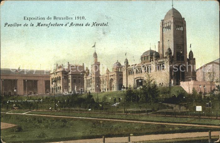 Exposition Universelle Bruxelles 1910 Pavillon de la Manufacture d Armes de Her