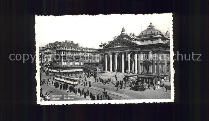 Strassenbahn Bruxelles La Bourse Boerse