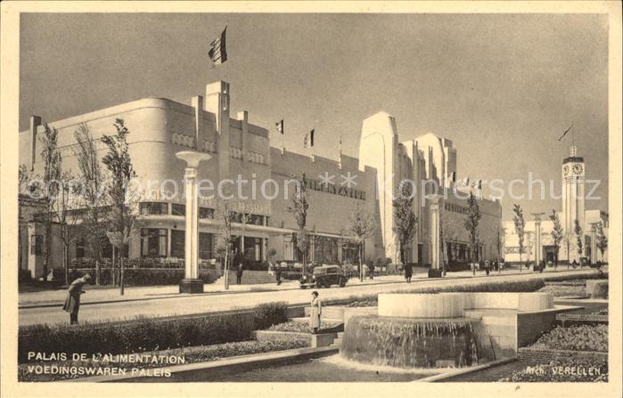 Exposition Bruxelles 1935 Palais de l'Alimentation