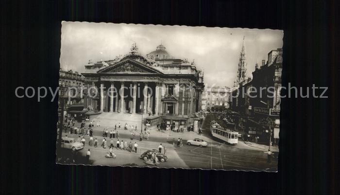 Strassenbahn Bruxelles Bourse Boerse