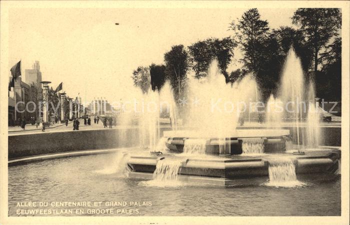 Exposition Bruxelles 1935 Allee du Centenaire
