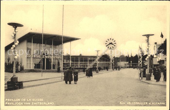 Exposition Bruxelles 1935 Pavillon de la Suisse