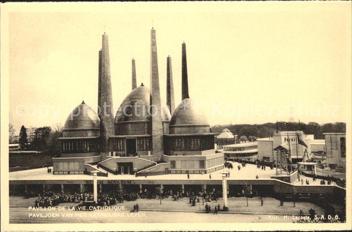 Exposition Bruxelles 1935 Pavillon de la Vie Catholique