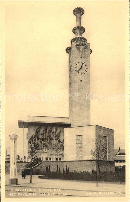 Exposition Bruxelles 1935 Pavillon des Pays-Bas