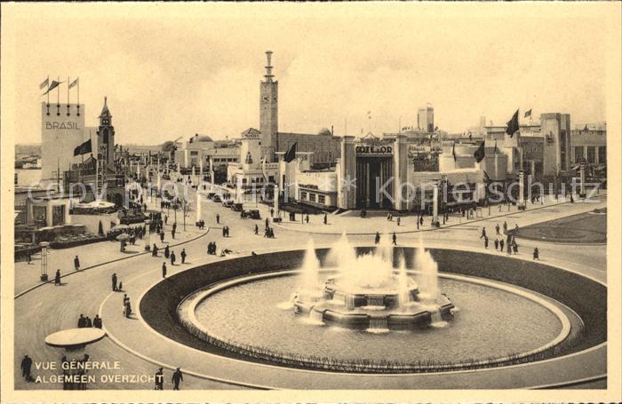 Exposition Bruxelles 1935 Vue Generale