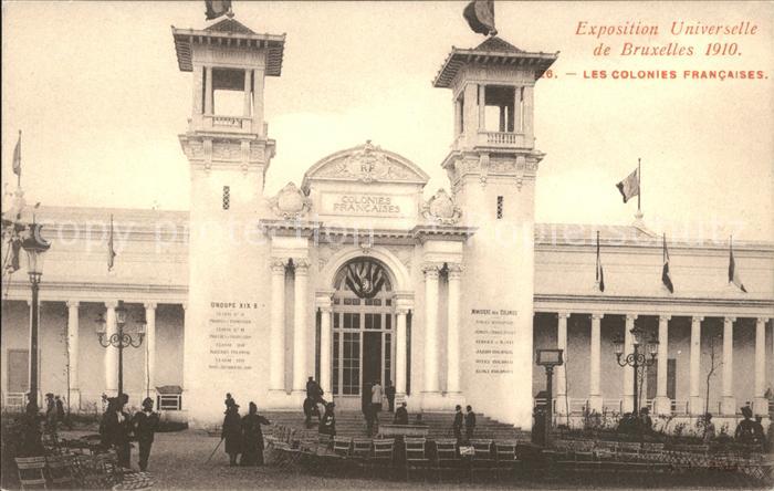 Exposition Universelle Bruxelles 1910 Colonies Francaises