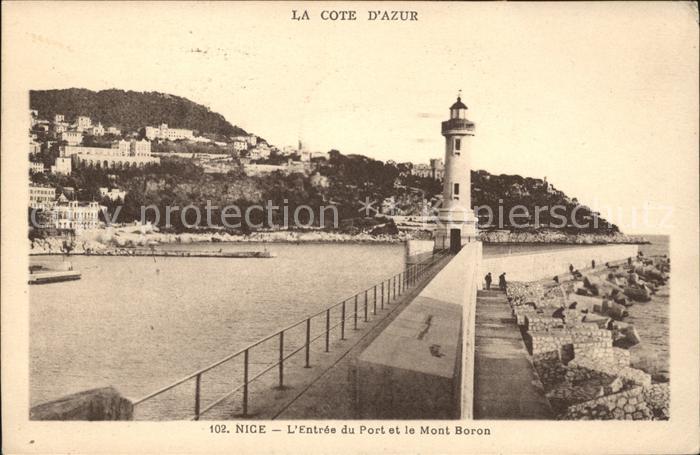 Leuchtturm Lighthouse Nice Mont Boron Cote d_Azur