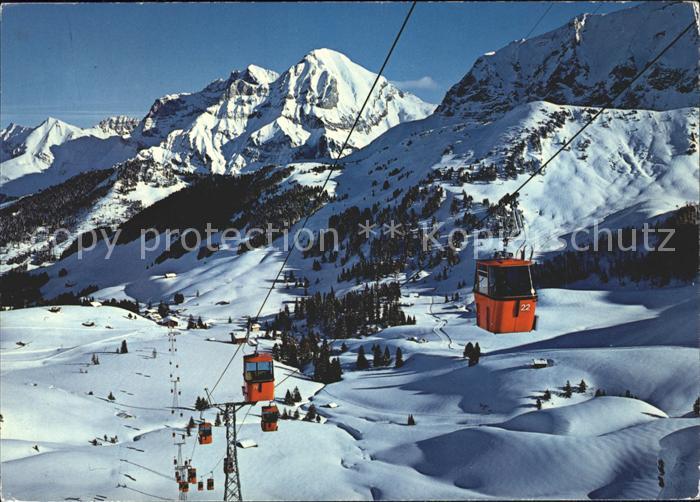 Seilbahn Geils-Hahnenmoos Adelboden Berner Oberl