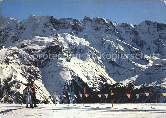 Skilift Schiltgrat Gletscherhorn Muerren Mittaghorn