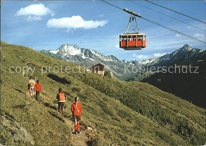 Seilbahn Pischa Flüela Wisshorn Schwarzhorn