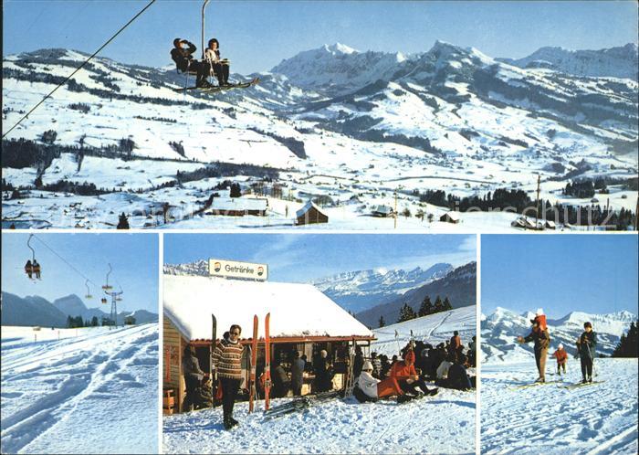Sessellift Wolzenalp Saentis Stockberg Luetispitz Schindelberg Kiosk