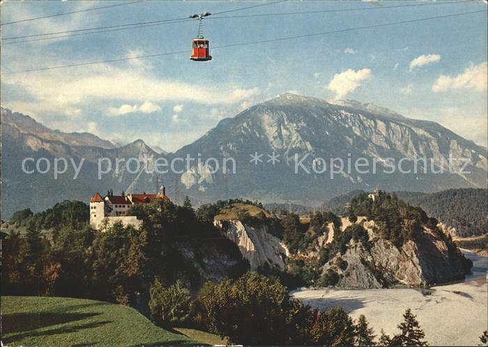 Seilbahn Rhäzüns-Feldis Schloss Rhäzüns