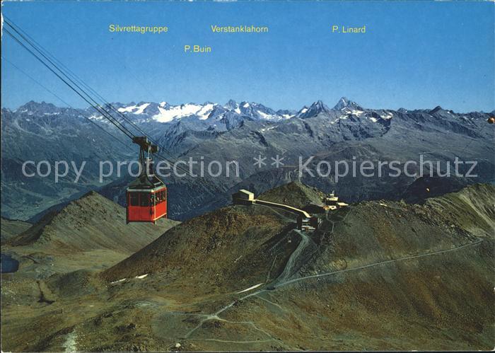 Seilbahn Davos Parsenn Weissfluhgipfel Silvretta