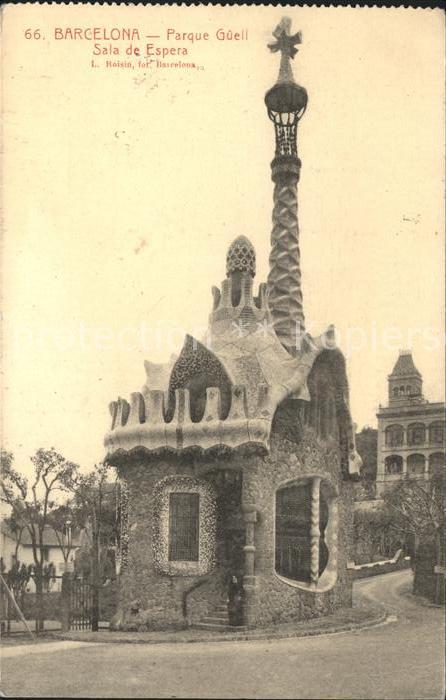 Barcelona Cataluna Parque Gueell Sala de Espera