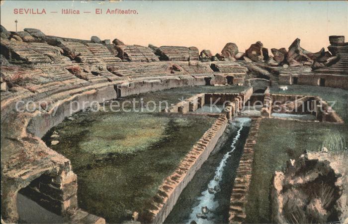Sevilla Andalucia Italica Anfiteatro antike Staette