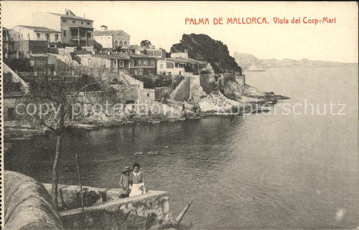 Palma de Mallorca Vista del Corp Mari