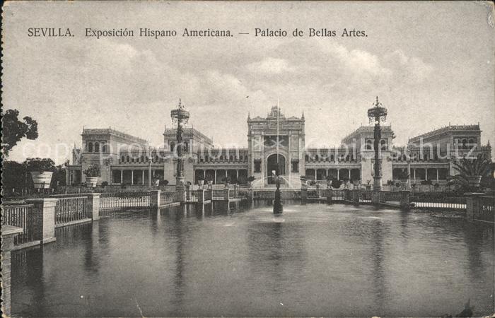 Sevilla Andalucia Exposicion Hispano Americana Palacio de Bellas Artes