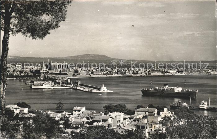 Palma de Mallorca Vista general desde la Bonanova Puerto