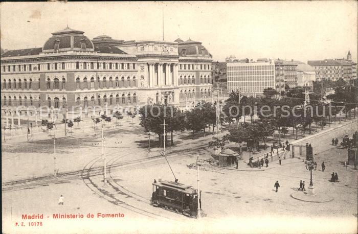 Madrid Spain Ministerio de Fomento Tranvia