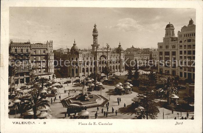 Valencia Valenciana Plaza de Emilio Castelar Monumento