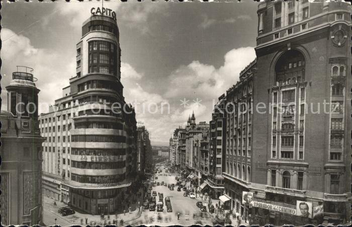 Madrid Spain Avenida de Jose Antonio