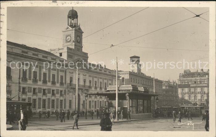 Madrid Spain Puerta del Sol y Ministerio de la Gober