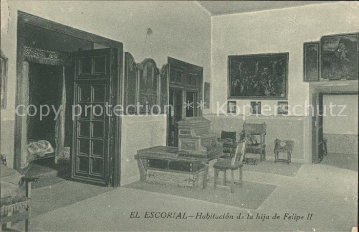 El Escorial Palacio Habitacion de la hija de Felipe