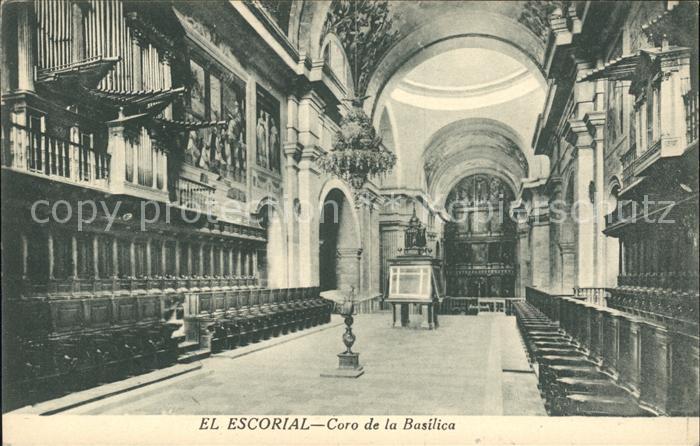 El Escorial Coro de la Basilica