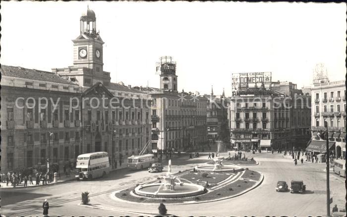 Madrid Spain Plaza Puerta del Sol