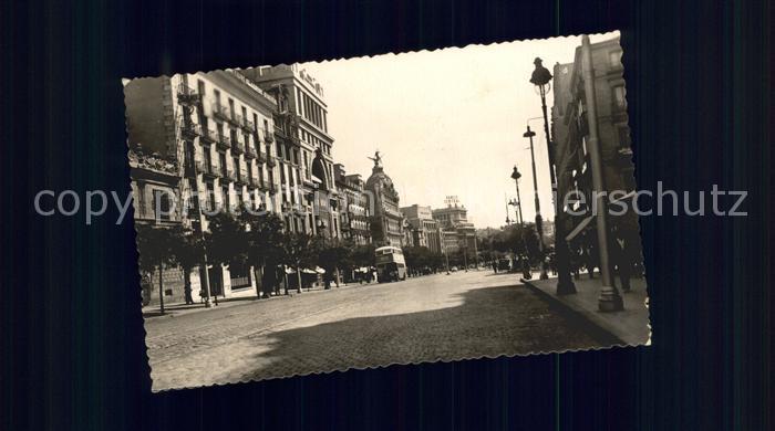 Madrid Spain Calle de Alcala