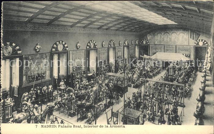 Madrid Spain Palacio Real Interior de la Armeria