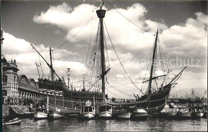 Barcelona Cataluna Caravela de Santa Maria Schiff
