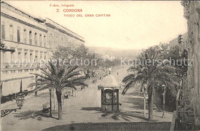 Cordoba Andalucia Paseo del Gran Capitan Quiosco