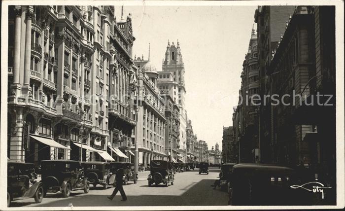Madrid Spain Avenida del Conde Penalver y Palacio de la Telefonica