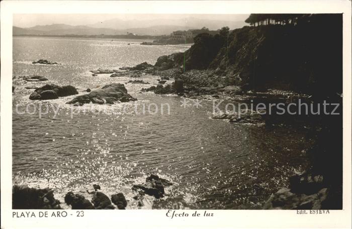 Playa de Aro Cataluna Efecto de luz