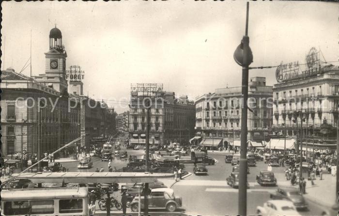 Madrid Spain Plaza Puerto del Sol
