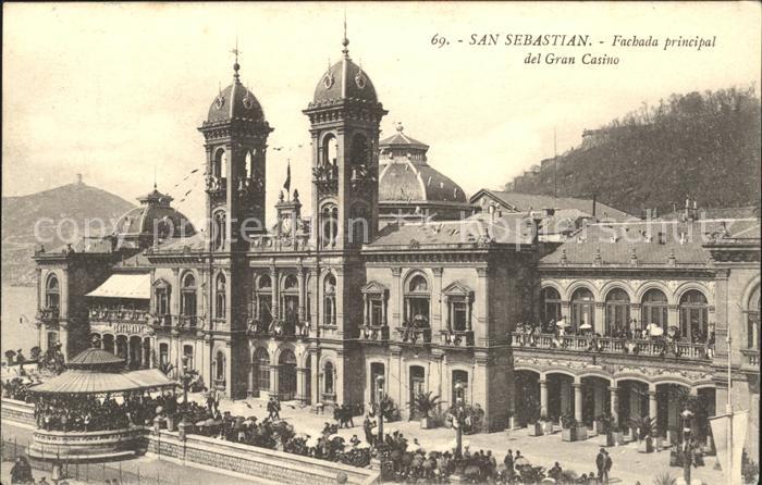San Sebastian  Pais Vasco ES Fachada principal del Gran Casino