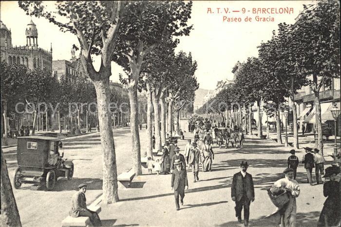 Barcelona Cataluna Paseo de Gracia
