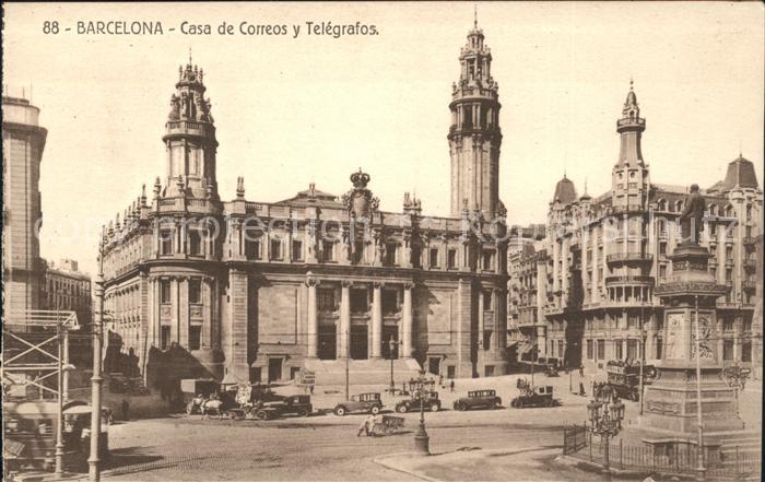 Barcelona Cataluna Casa de Correos y Telegrafos Monumento