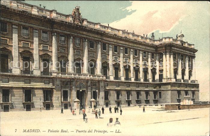 Madrid Spain Palacio Real Puerta del Principe