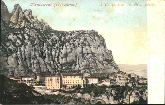 Montserrat Kloster Vista general del Monasterio