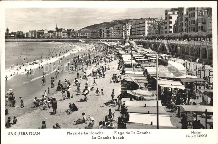 San Sebastian Pais Vasco ES Playa de La Concha
