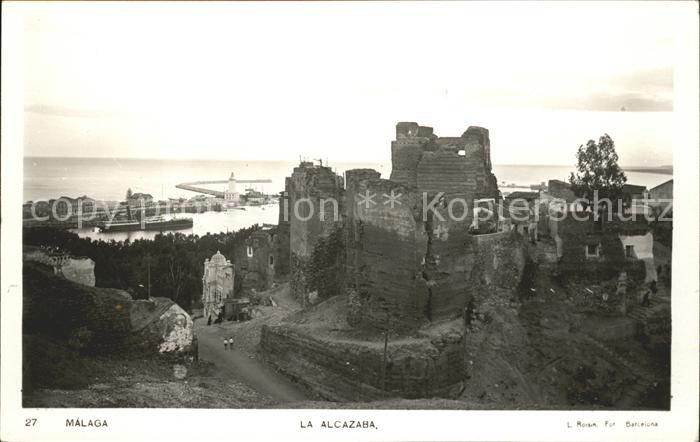 Malaga Andalucia La Alcazaba Festung